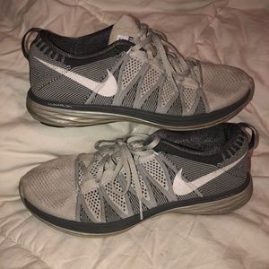All gray Nike shoes